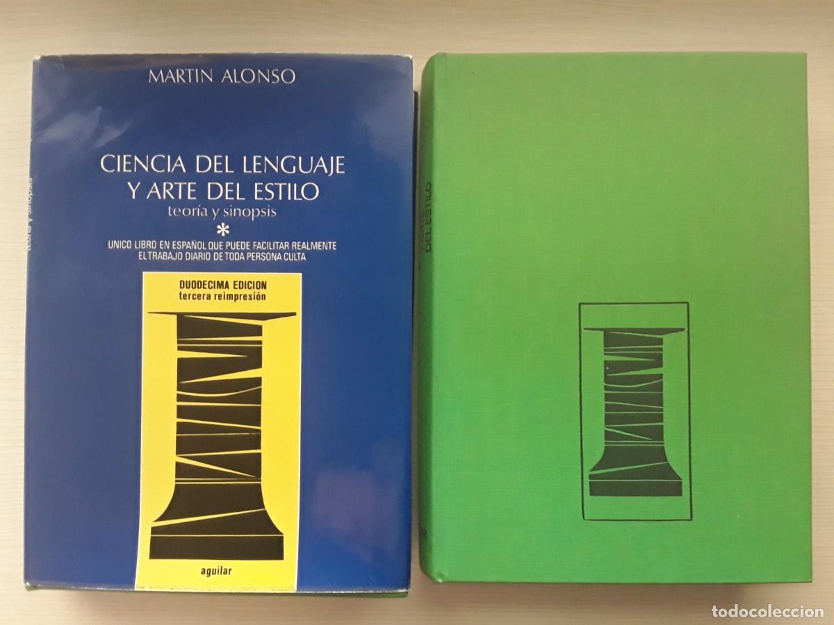 Libros de segunda mano: CIENCIA DEL LENGUAJE Y ARTE DEL ESTILO. MART&Iacute;N ALONSO. DOS TOMOS. - Foto 2