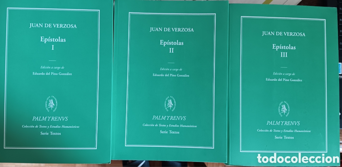 Libros de segunda mano: EP&Iacute;STOLAS JUAN DE VERZOSA TRES TOMOS NUEVOS