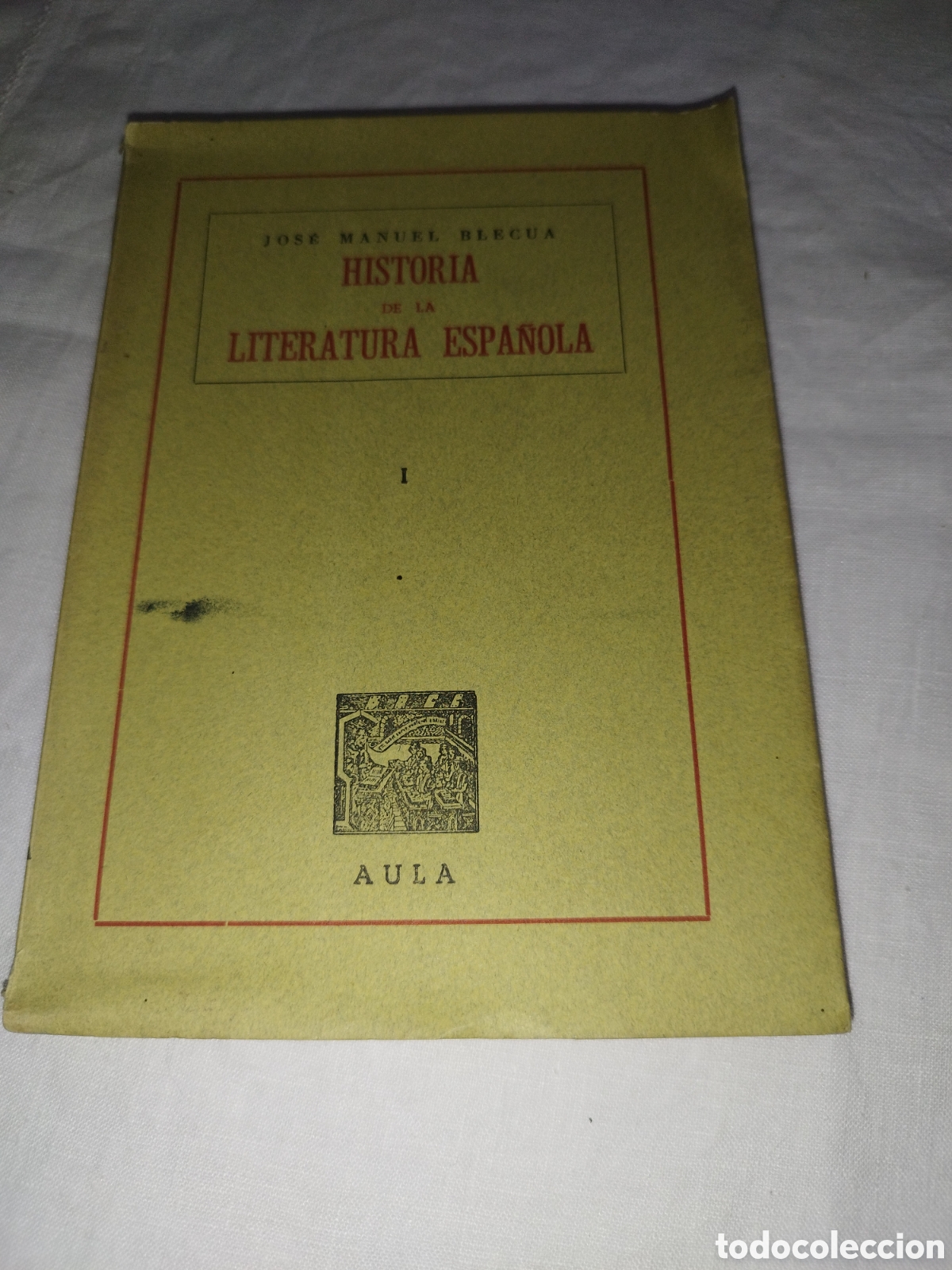 Libros de segunda mano: JOSE MANUEL BLECUA: HISTORIA DE LA LITERATURA ESPA&Ntilde;OLA TOMO I. LIBRERIA GENERAL, 1948