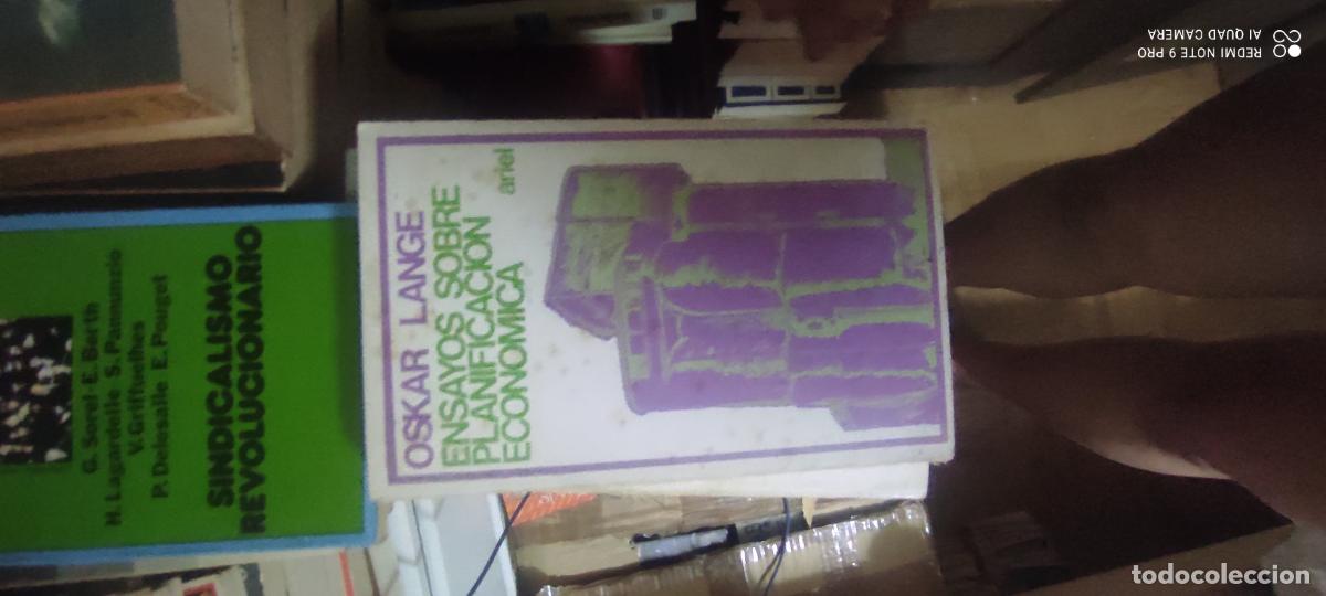 Libros de segunda mano: ENSAYOS SOBRE PLANIFACION ECONOMICA. OSKAR LANGE. ARIEL. 1970. PAGS : 174.