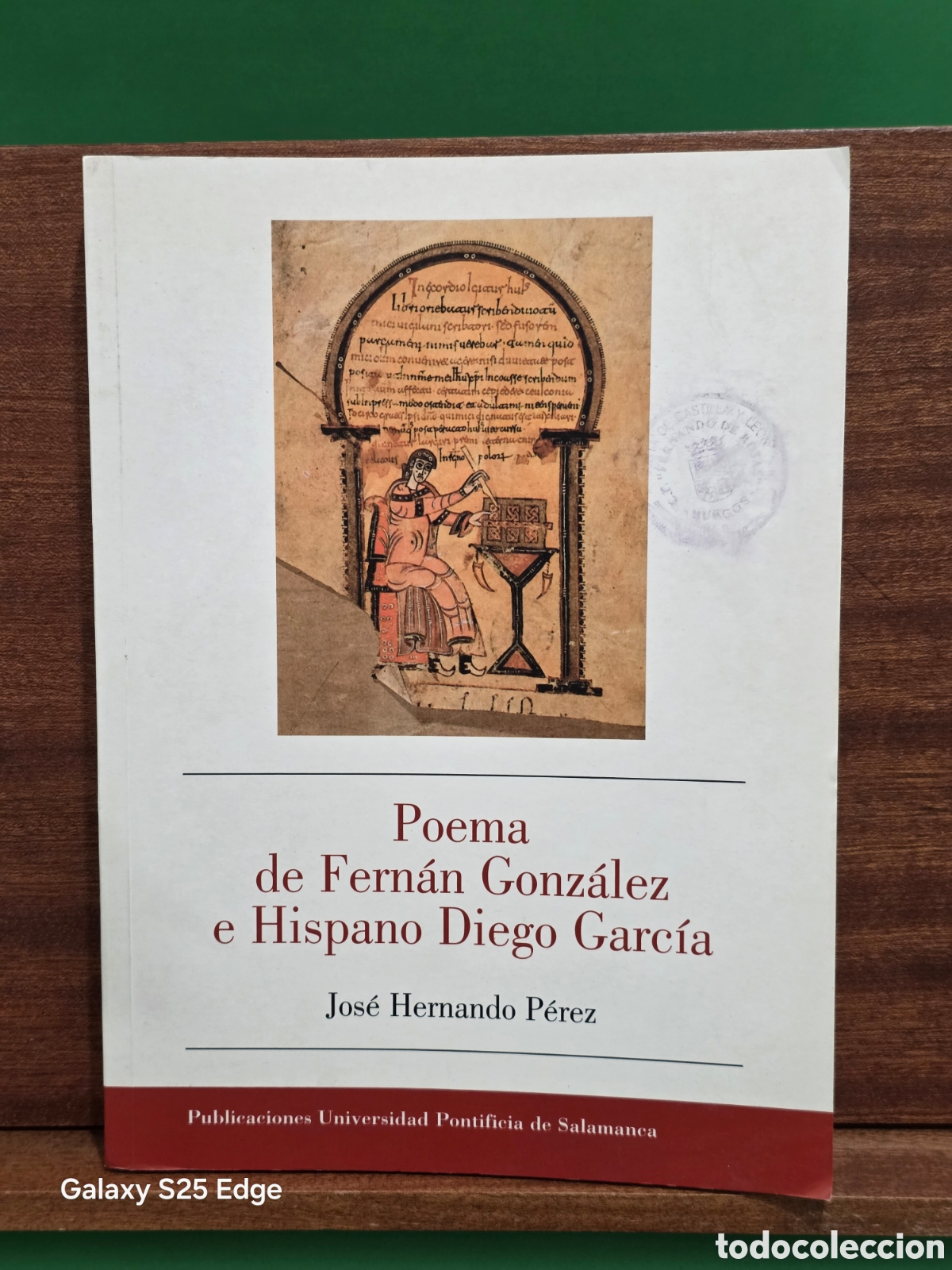 Libros de segunda mano: &rdquo;&rdquo;POEMA DE FERN&Aacute;N GONZ&Aacute;LEZ E HISPANO DIEGO GARCIA&rdquo;&rdquo;...JOSE HERNANDO PEREZ...U. PONT. DE SALAMANCA...