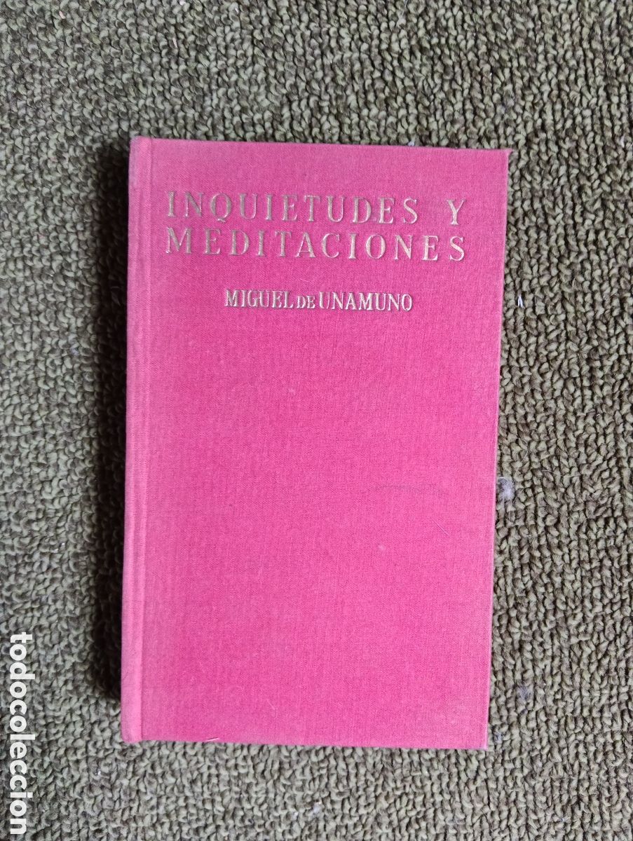 Libros de segunda mano: Inquietudes y meditaciones, Miguel de Unamuno