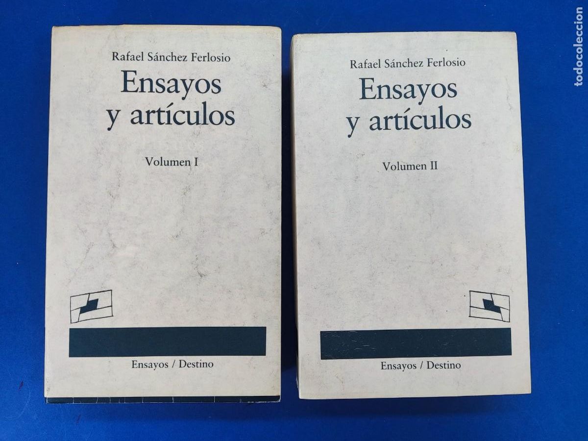Libros de segunda mano: ENSAYOS Y ART&Iacute;CULOS / RAFAEL S&Aacute;NCHEZ FERLOSIO / 1992. DESTINO