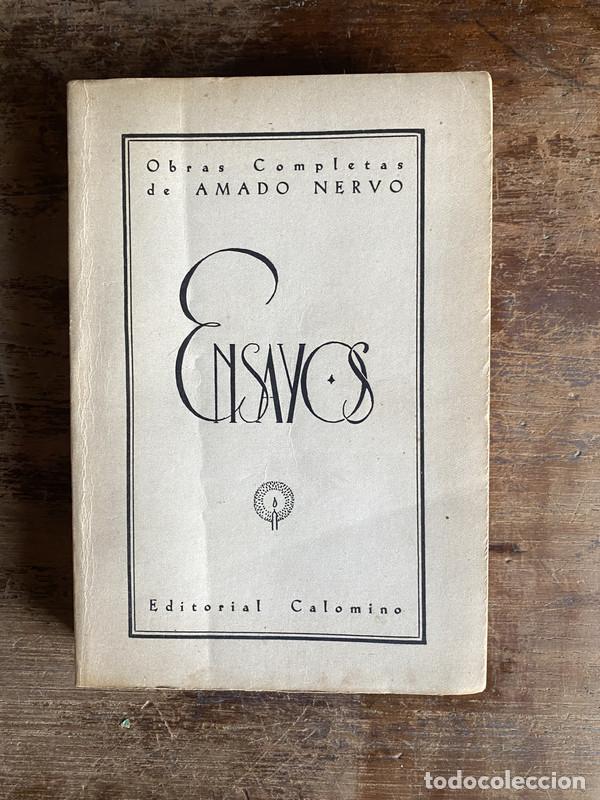 Libros de segunda mano: Ensayos - Nervo Amado - Foto 1