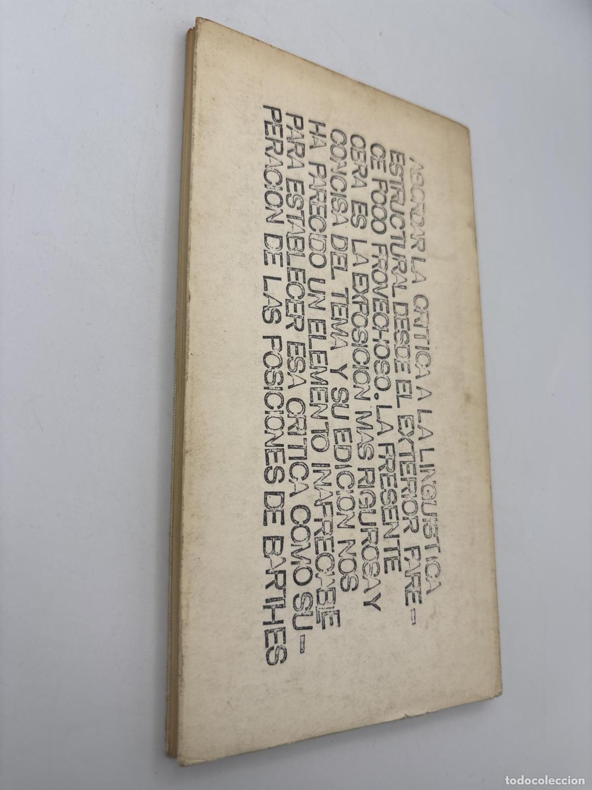 Libros de segunda mano: ELEMENTOS DE SEMIOLOG&Iacute;A - Roland Barthes - Foto 4