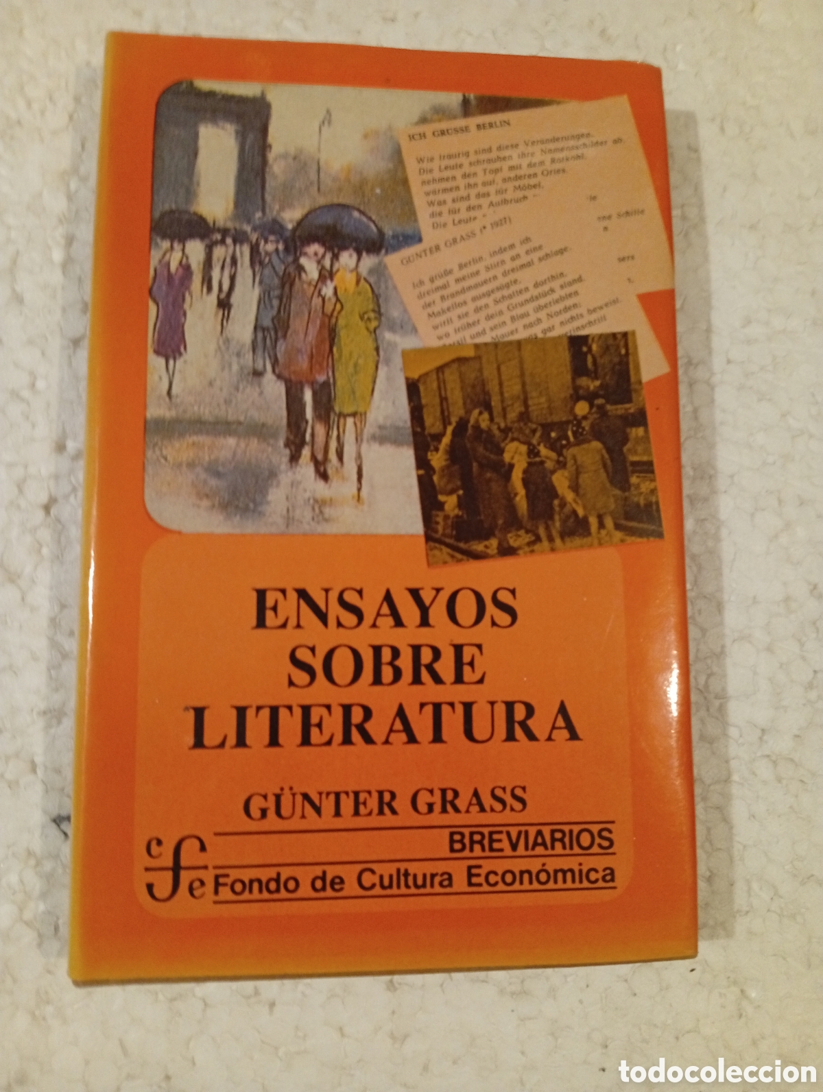 Libros de segunda mano: G&Uuml;NTER GRASS. ENSAYOS SOBRE LITERATURA. FONDO CULTURA ECON&Oacute;MICA. 1990