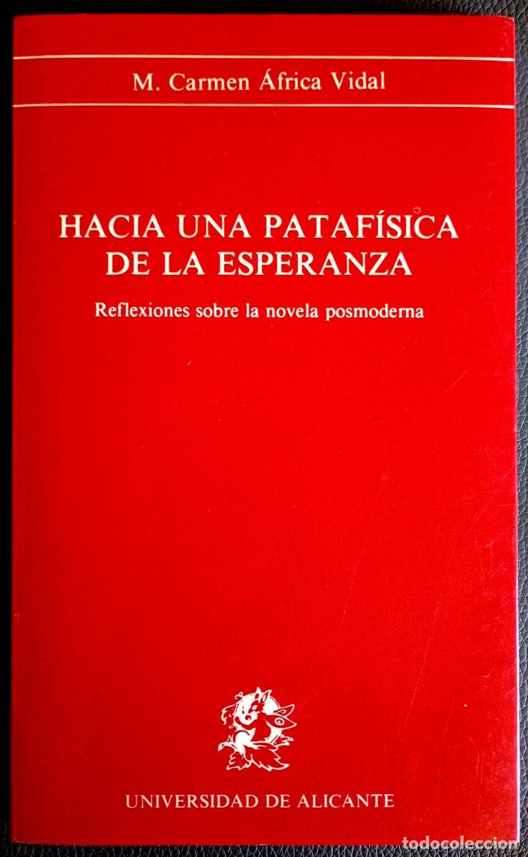 Libros de segunda mano: M. Carmen &Aacute;frica Vidal . Hacia una pataf&iacute;sica de la esperanza_Reflexiones sobre la novela posmoderna
