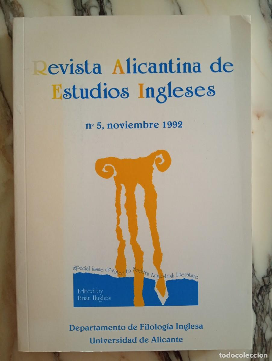 Libros de segunda mano: Revista Alicantina de Estudios Ingleses N&ordm; 5. Noviembre de 1992