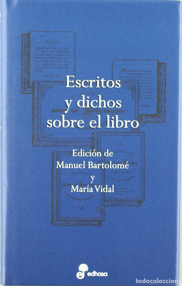 Libros de segunda mano: Escritos y dichos sobre el libro: 22 (Aforismos) - Foto 1