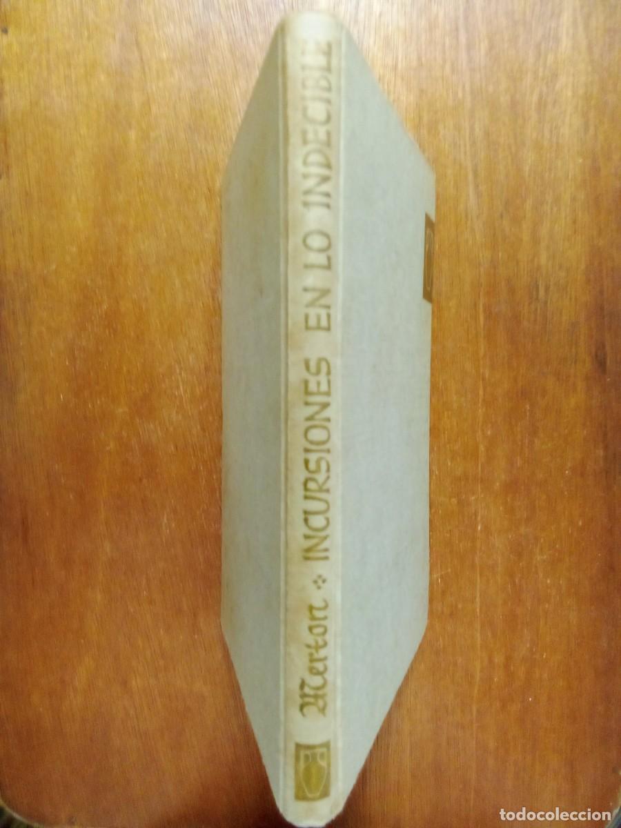 Libros de segunda mano: INCURSIONES EN LO INDECIBLE, THOMAS MERTON, EDITORIAL POMAIRE, 1967