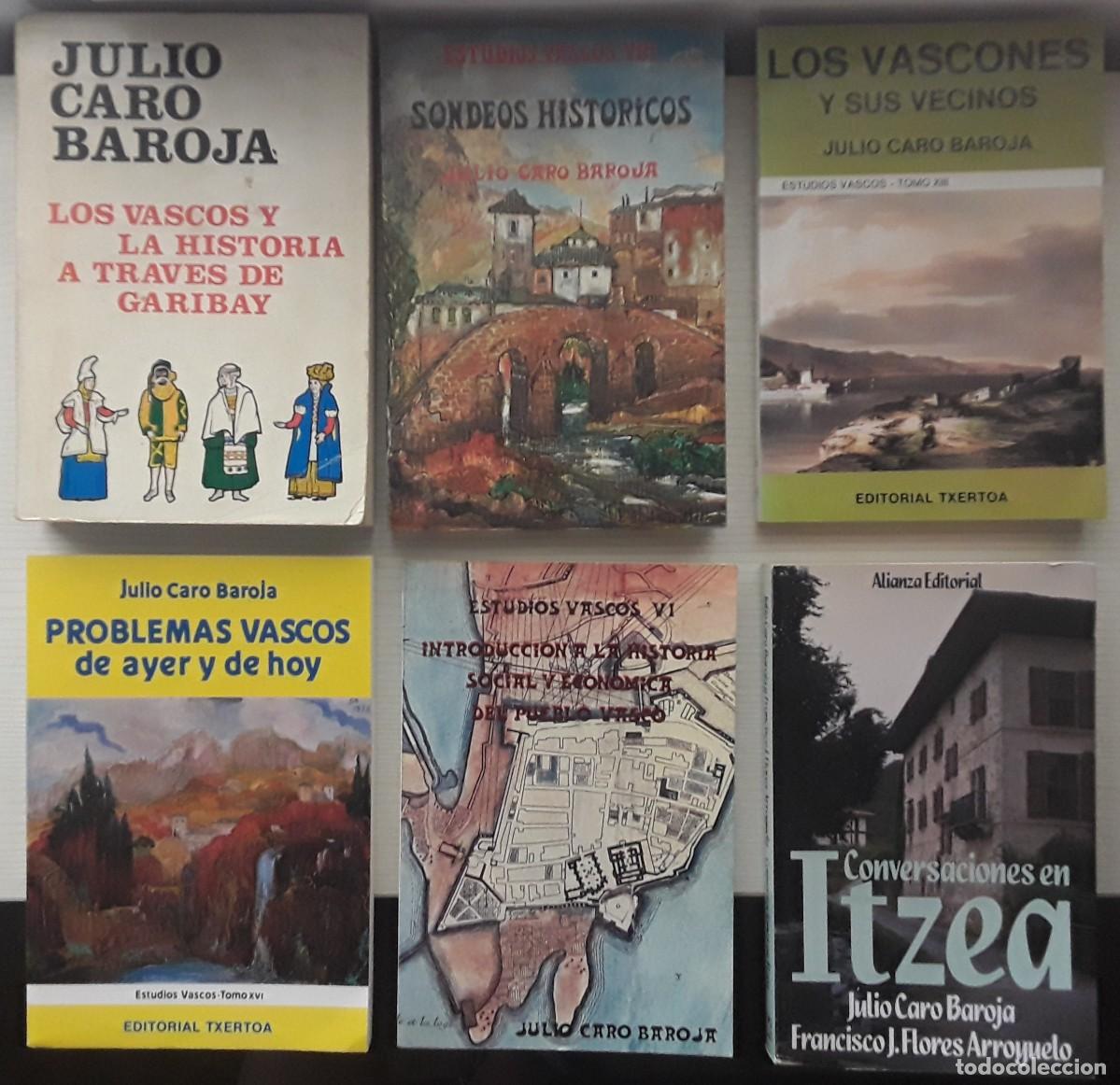 Libros de segunda mano: LOTE JULIO CARO BAROJA. TEMAS VASCOS.