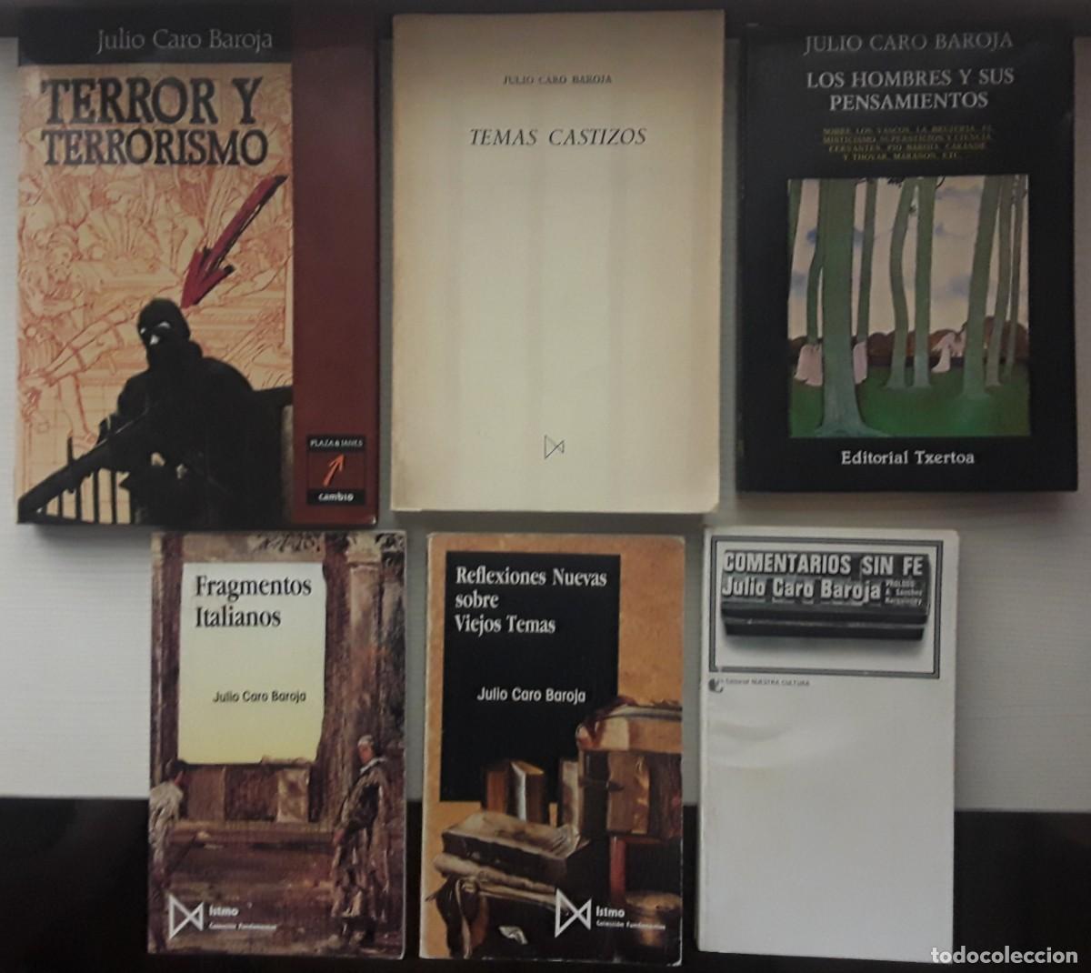 Libros de segunda mano: LOTE JULIO CARO BAROJA. SEIS LIBROS. ENSAYOS.
