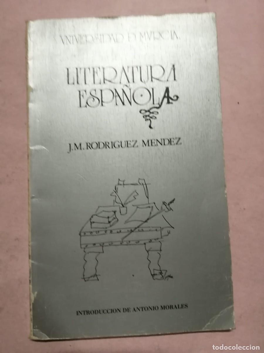 Libros de segunda mano: LITERATURA ESPA&Ntilde;OLA (J. M. RODRIGUEZ MENDEZ)
