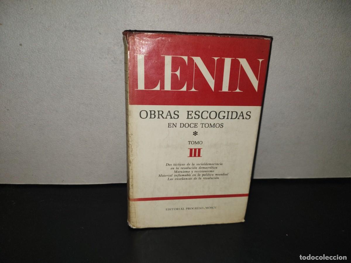Libros de segunda mano: 196- Lenin. Obras Escogidas En Doce Tomos. Tomo III - Editorial Progreso, Mosc&uacute;, 1976