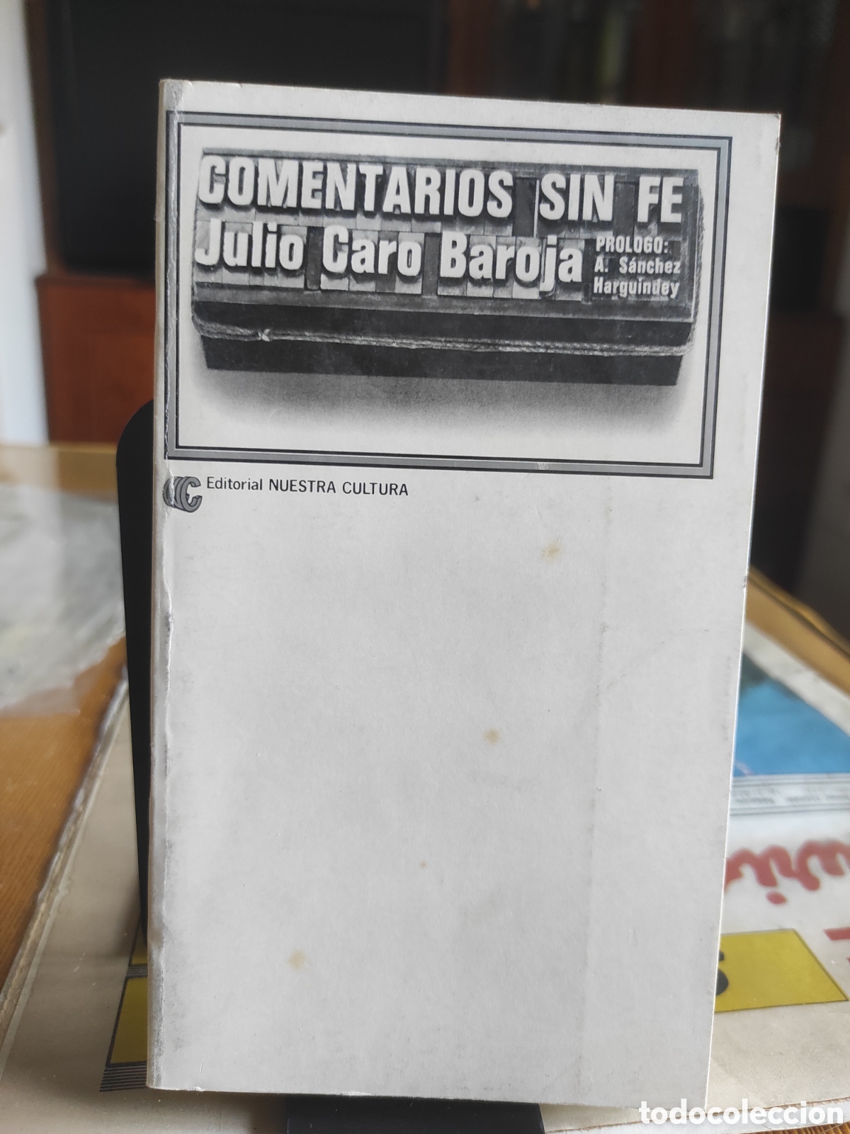 Libros de segunda mano: Comentarios sin fe. Julio Caro Baroja (PEDIDO MINIMO 10&euro;)