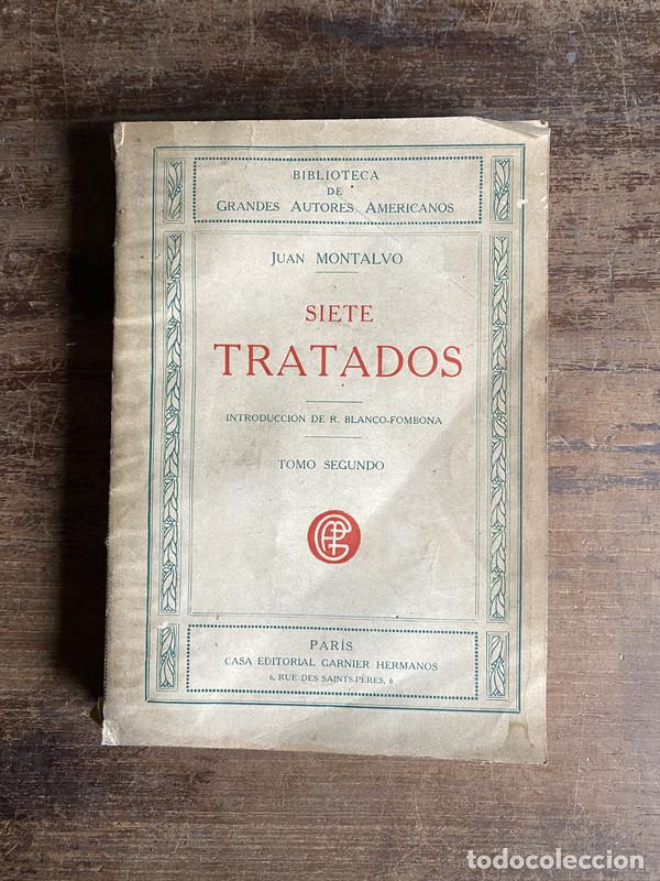 Second hand books: Siete Tratados - Montalvo Juan
