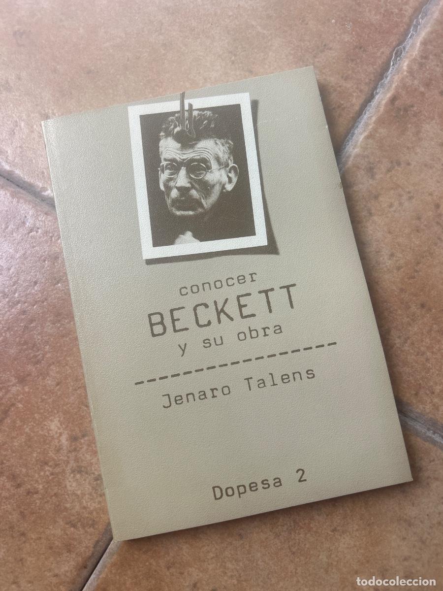 Libros de segunda mano: Conocer Beckett y su obra - Jenaro Talens