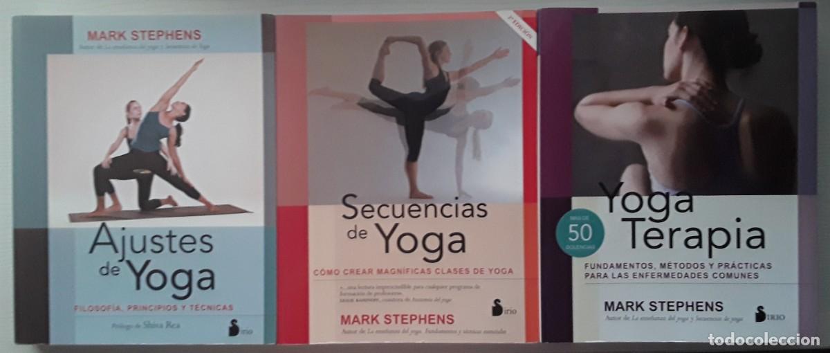 Libros de segunda mano: LOTE MARK STEPHENS. AJUSTES, SECUENCIAS Y TERAPIA DEL YOGA.