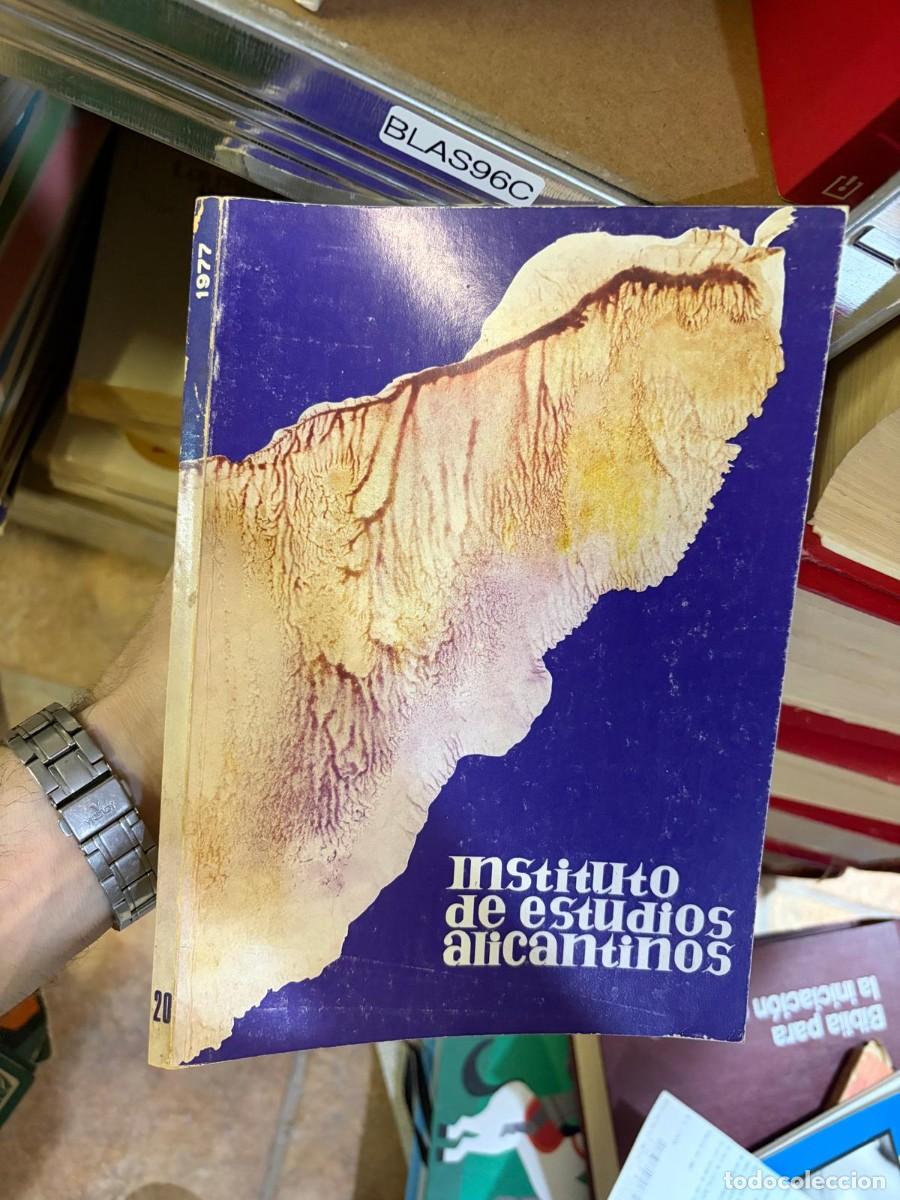 Libros de segunda mano: BLAS96C Instituto de Estudios Alicantinos, n&ordm; 20.