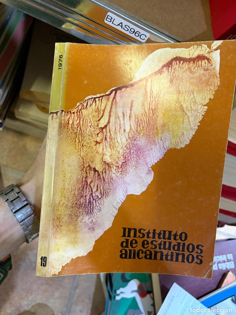 Libros de segunda mano: BLAS96C Instituto de Estudios Alicantinos n&ordm; 19. Revista del Instituto de Estudios Alicantinos. Inst