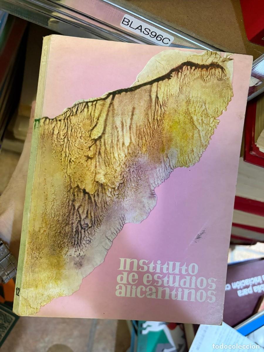 Libros de segunda mano: BLAS96C Instituto de Estudios Alicantinos n&ordm; 12. Revista del Instituto de Estudios Alicantinos. Inst
