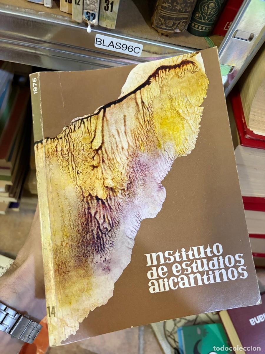 Libros de segunda mano: BLAS96C Instituto de Estudios Alicantinos n&ordm; 14. Revista del Instituto de Estudios Alicantinos. Inst