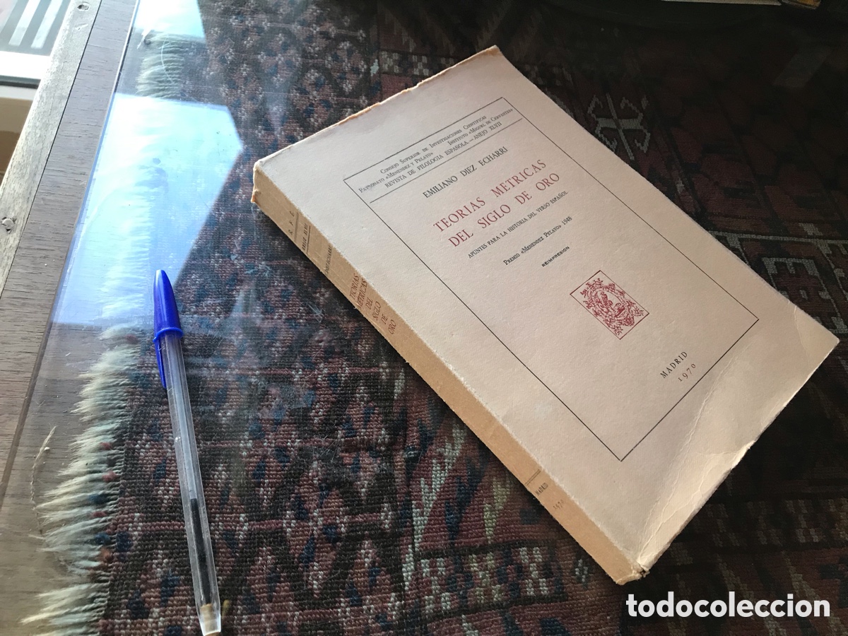 Libros de segunda mano: Teor&iacute;as m&eacute;tricas del siglo de oro. Emiliano D&iacute;ez Echarri. CSID