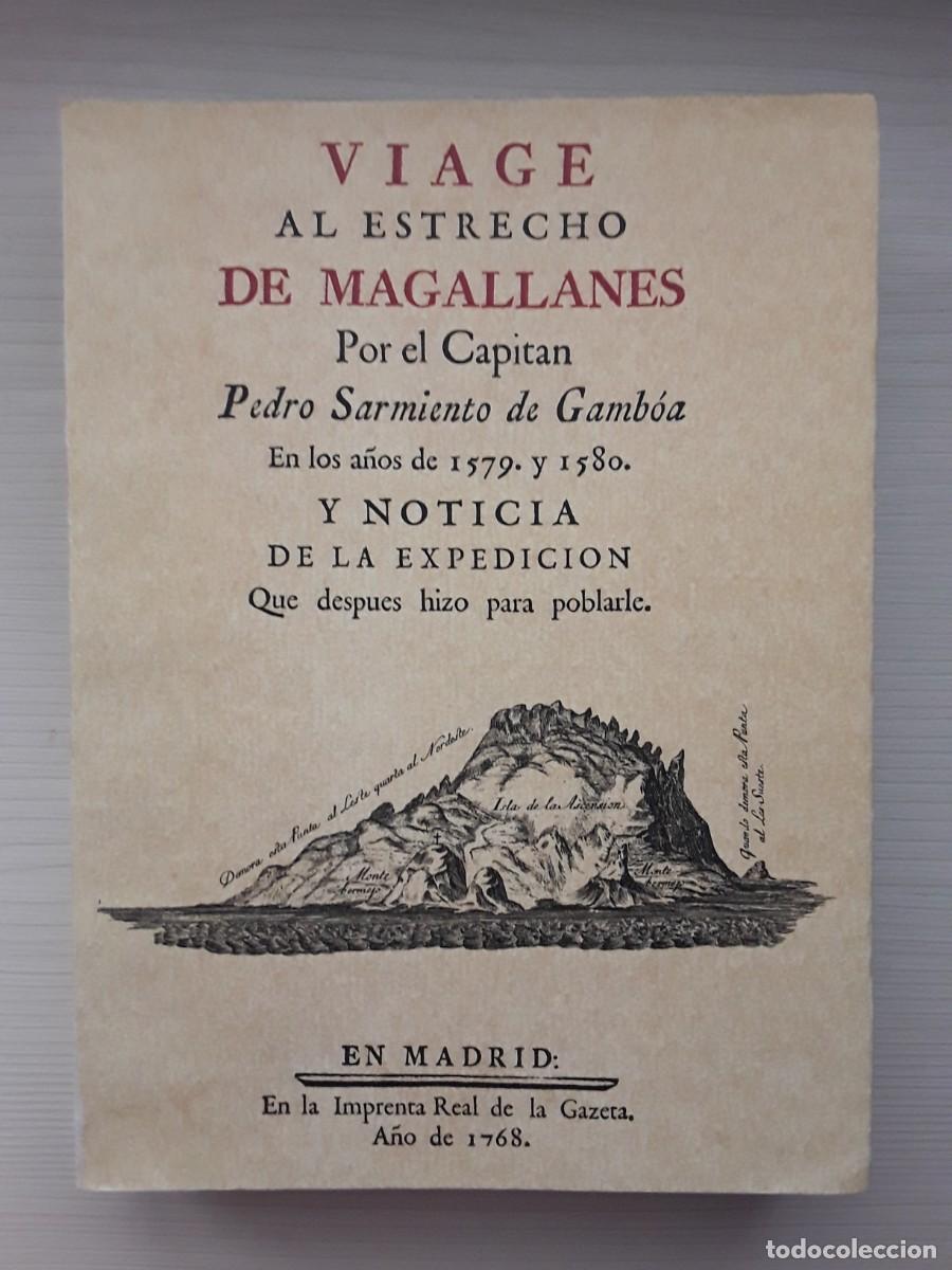Libros de segunda mano: VIAJE AL ESTRECHO DE MAGALLANES POR EL CAPIT&Aacute;N PEDRO SARMIENTO DE GAMBOA. FACS&Iacute;MIL.