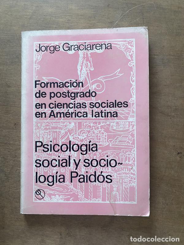 Second hand books: Formacion de postgrado en ciencias sociales en America latina - Graciarena Jorge