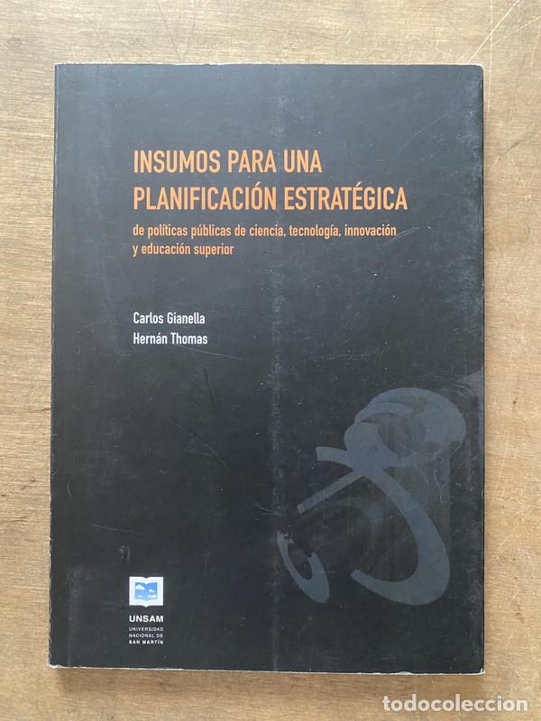 Livres d'occasion: Insumos para una planificacion estrategica - Gianella Carlos; Thomas Hernan