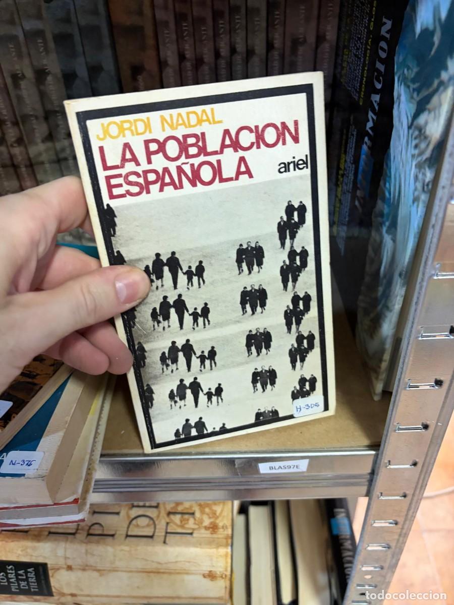 Libros de segunda mano: BLAS97E La poblaci&oacute;n espa&ntilde;ola &mdash; Jordi Nadal &mdash; Ariel.