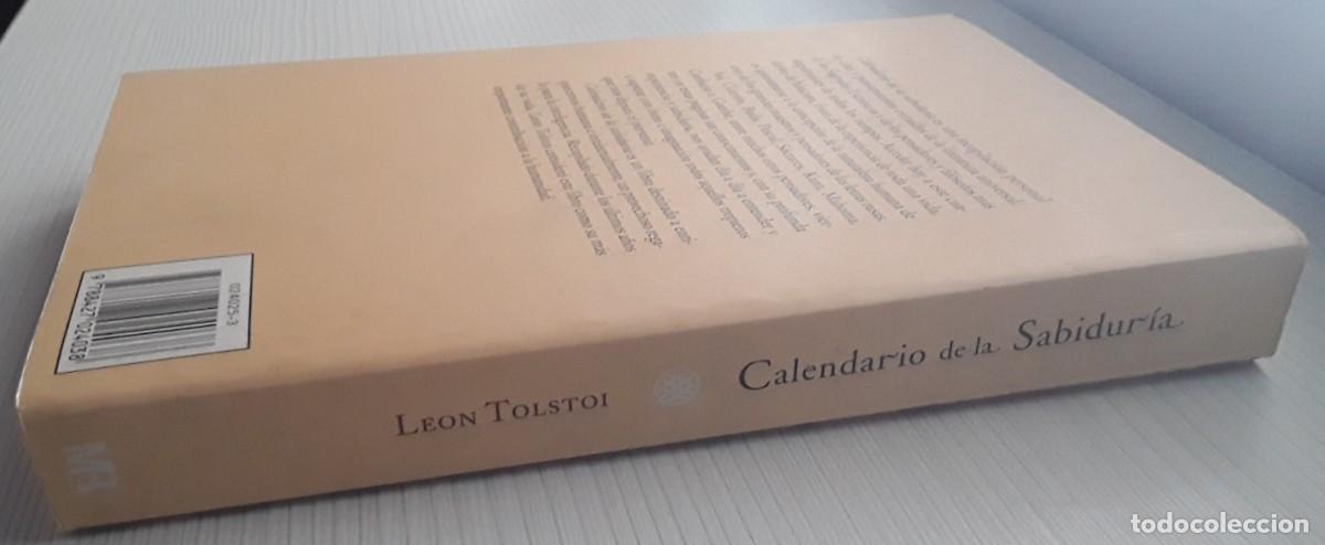 Libros de segunda mano: CALENDARIO DE LA SABIDUR&Iacute;A. LE&Oacute;N TOLSTOI. - Foto 3