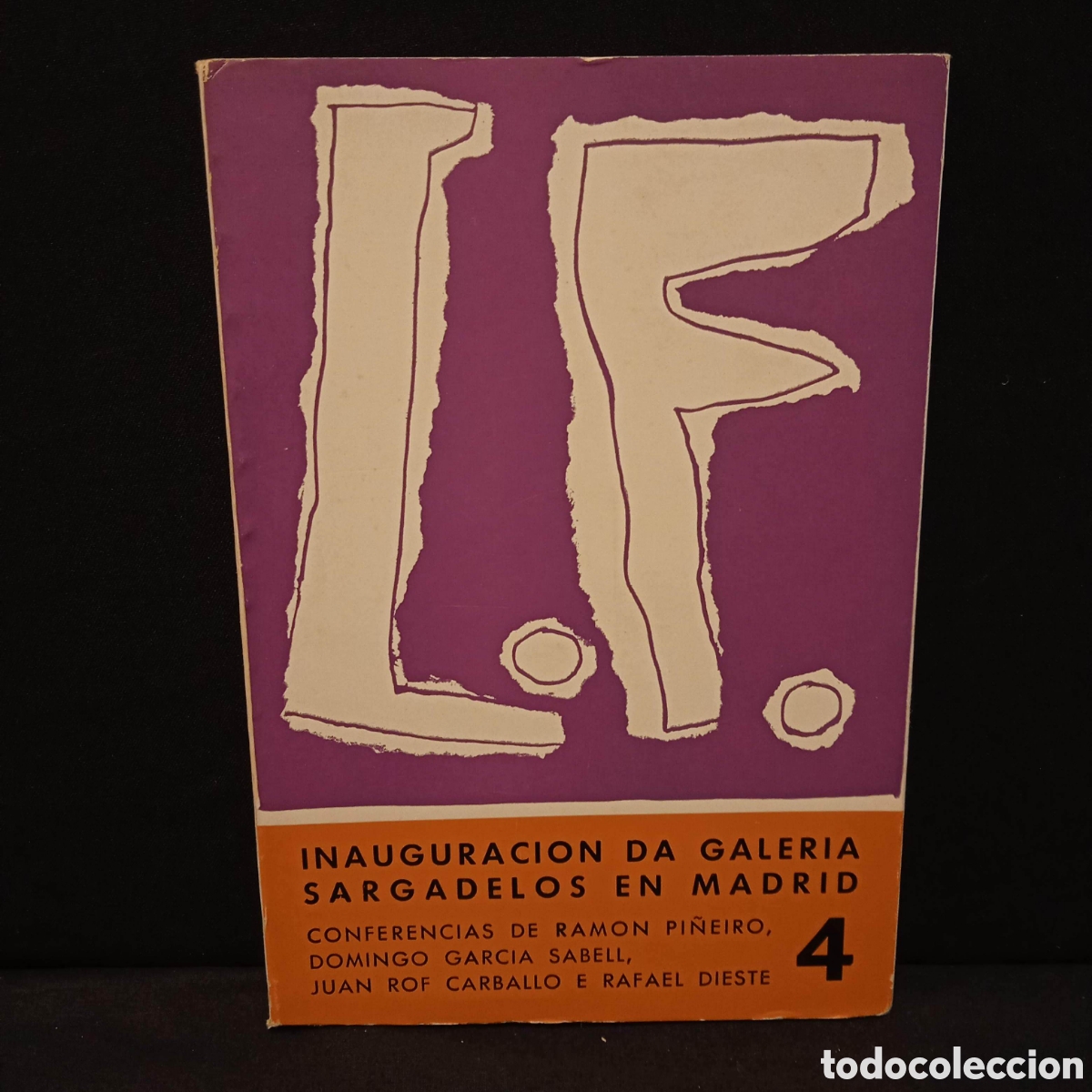 Gebrauchte B&uuml;cher: CUADERNOS DEL LABORATORIO DE FORMAS 4 INAUGURACI&Oacute;N DA GALERIA SARGADELOS EN MADRID - PI&Ntilde;EIRO #4074
