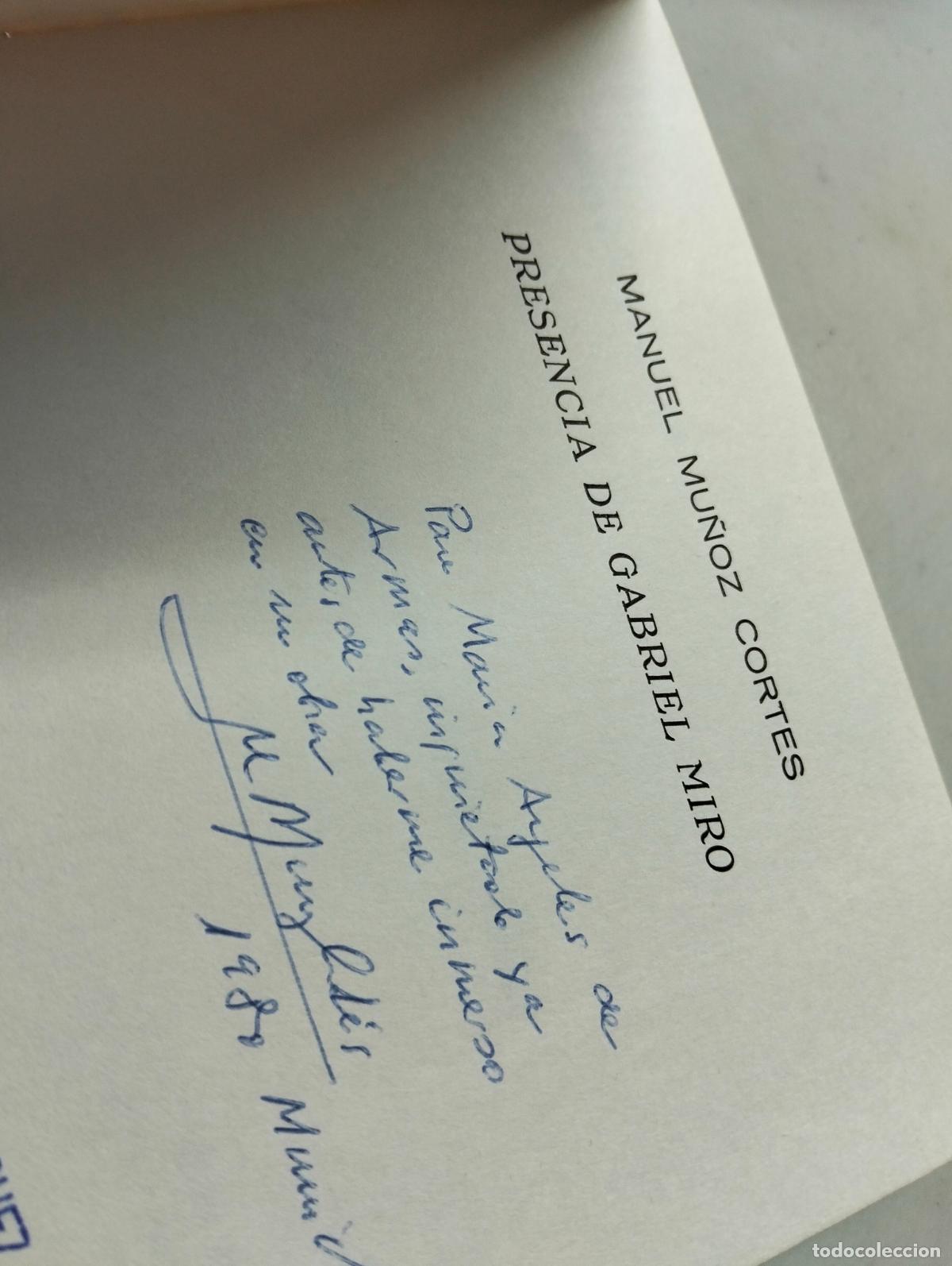 Libros de segunda mano: Critica Literaria. Dedicado por el Autor, Presencia de Gabriel Miro, M. Mu&ntilde;oz, 1979 L55