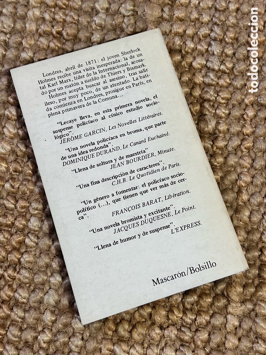 Libros de segunda mano: Marx & Sherlock Holmes - Alexis Lecaye - Mascar&oacute;n (1981) - Foto 5