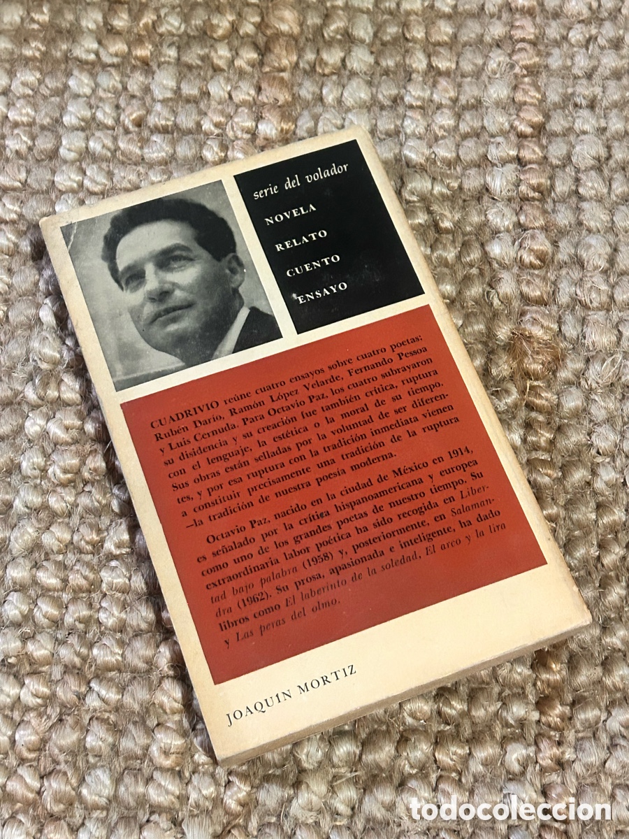 Libros de segunda mano: Cuadrivio - Octavio Paz - Joaqu&iacute;n Mortiz (1965) - Foto 5