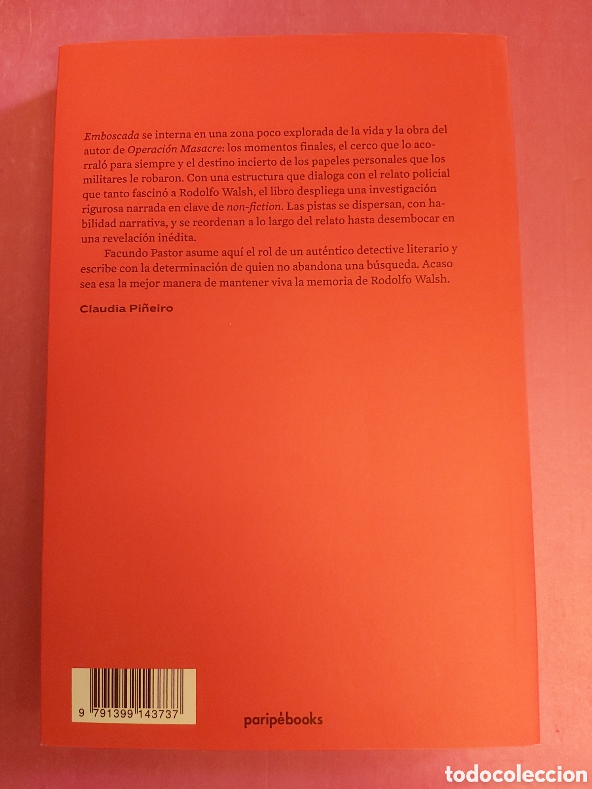 Libros de segunda mano: EMBOSCADA FACUNDO PASTOR PARIPEBOOKS 2026 - Foto 3