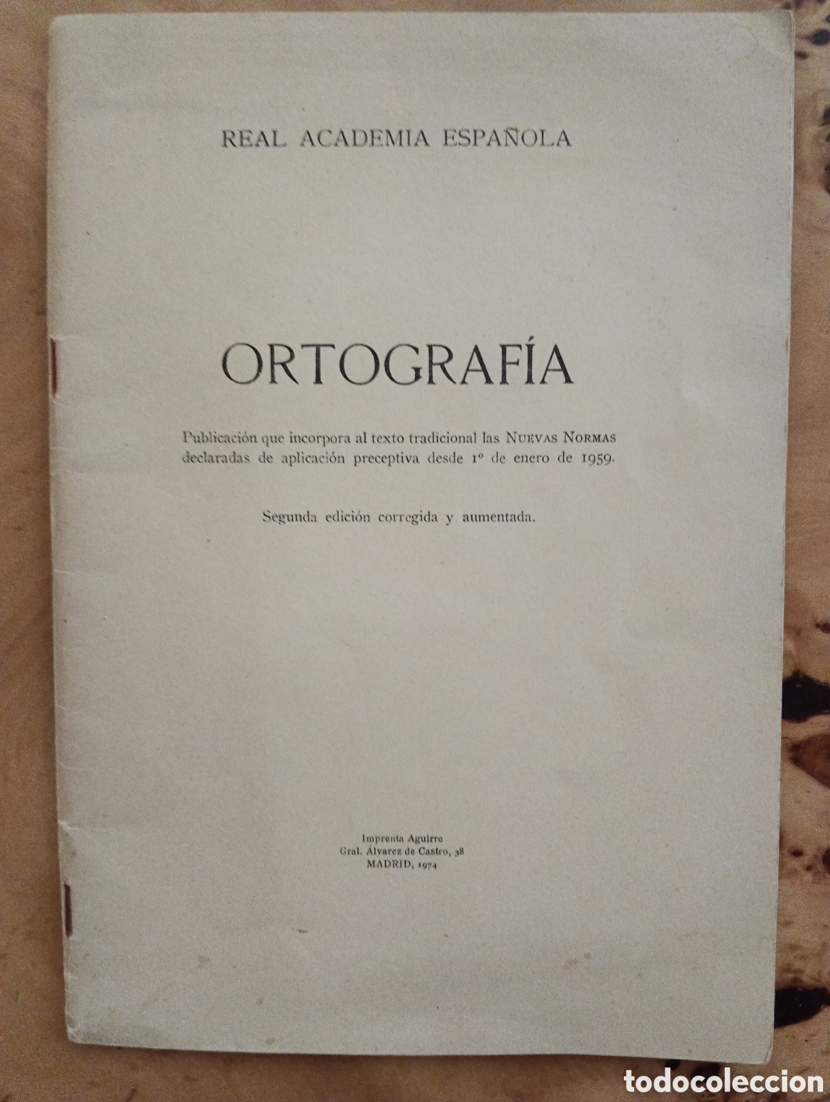 Libros de segunda mano: Real Academia Espa&ntilde;ola, Ortograf&iacute;a