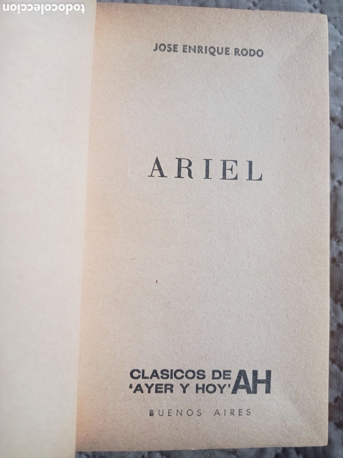 Libros de segunda mano: ARIEL. JOS&Eacute; E. ROD&Oacute;. - Foto 3