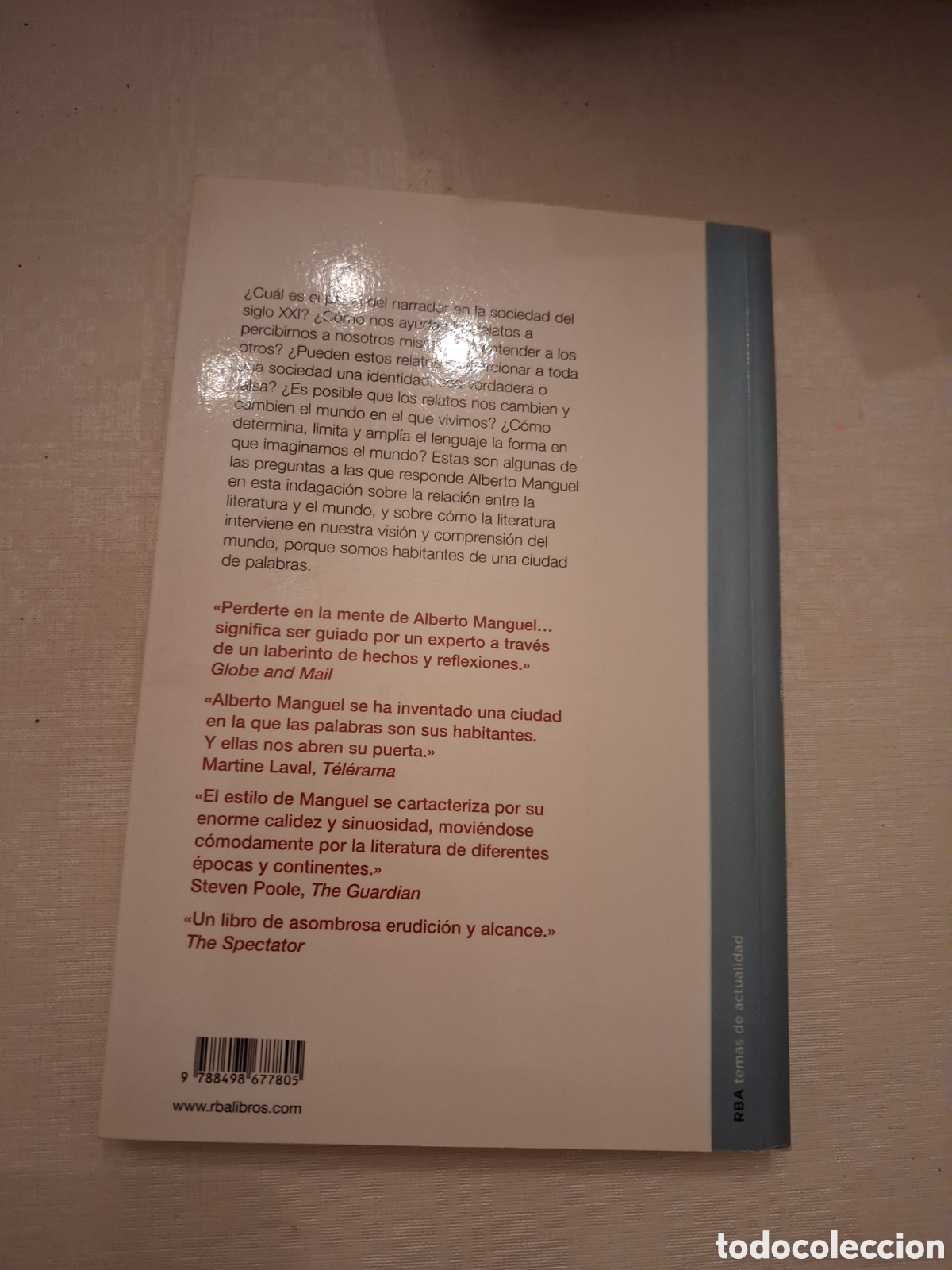 Libros de segunda mano: La ciudad de las palabras, Alberto Manguel - Foto 2