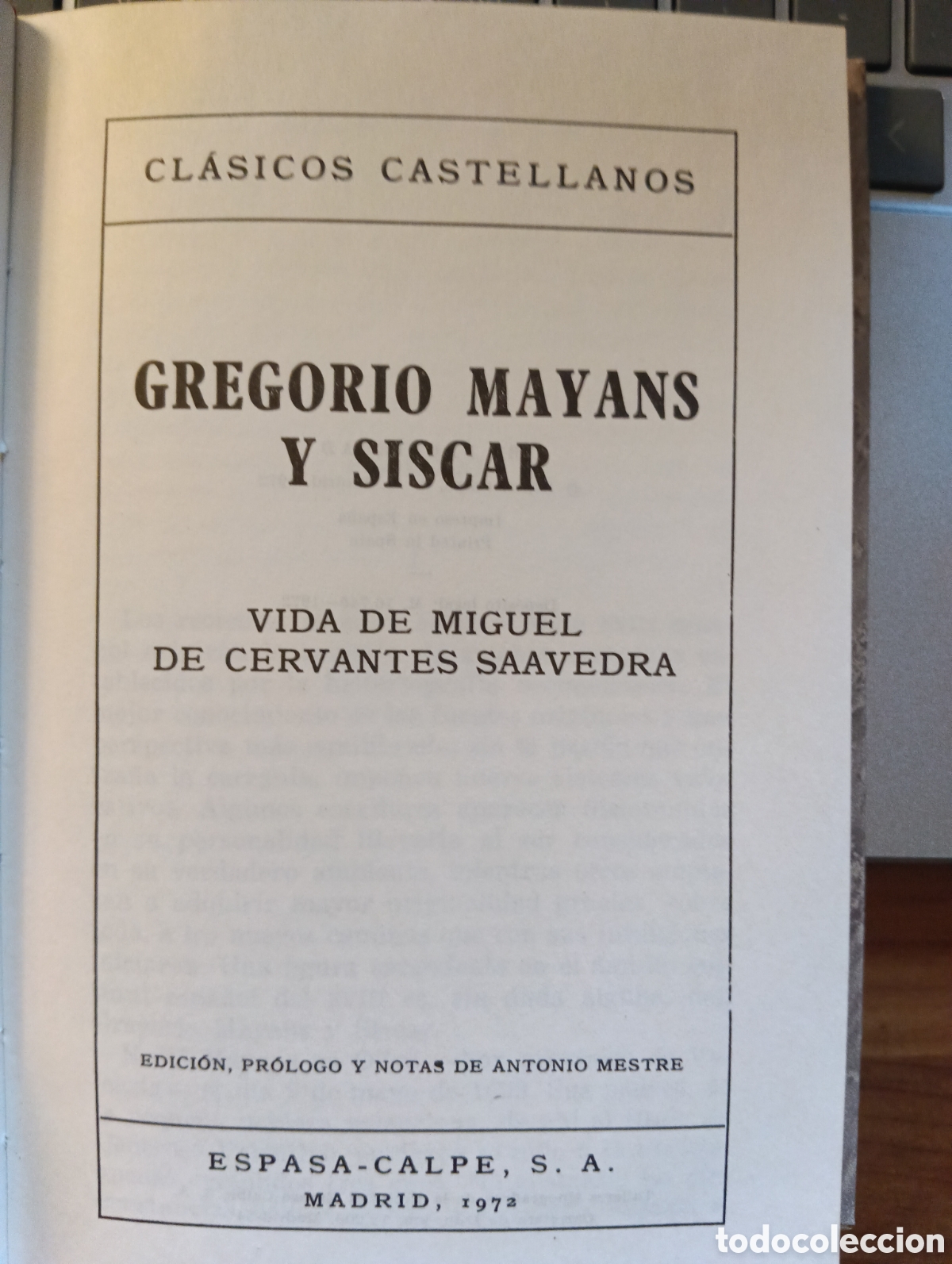 Libros de segunda mano: Vida de Cervantes Saavedra, Gregorio Mayans y Siscar - Foto 2