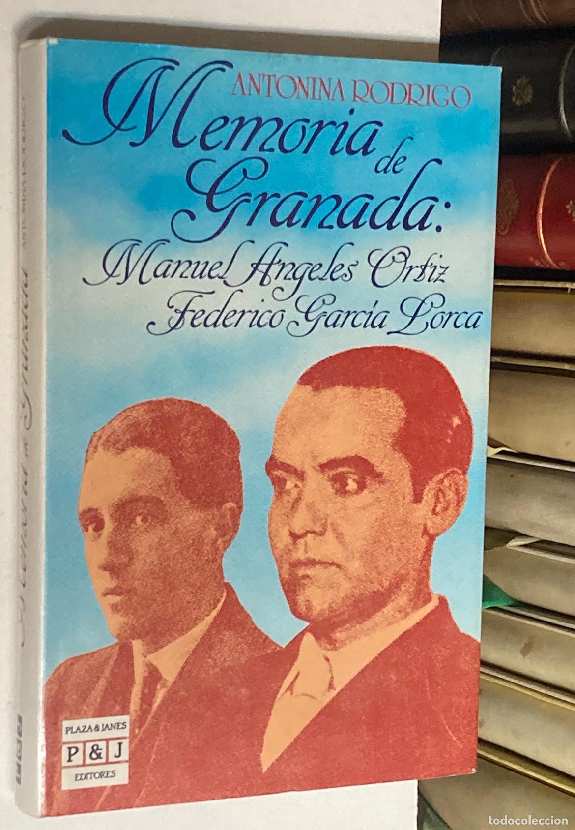Libros de segunda mano: A&Ntilde;O 1984 - MEMORIA DE GRANADA: MANUEL &Aacute;NGELES ORT&Iacute;Z. FEDERICO GARC&Iacute;A LORCA POR ANTONINA RODRIGO