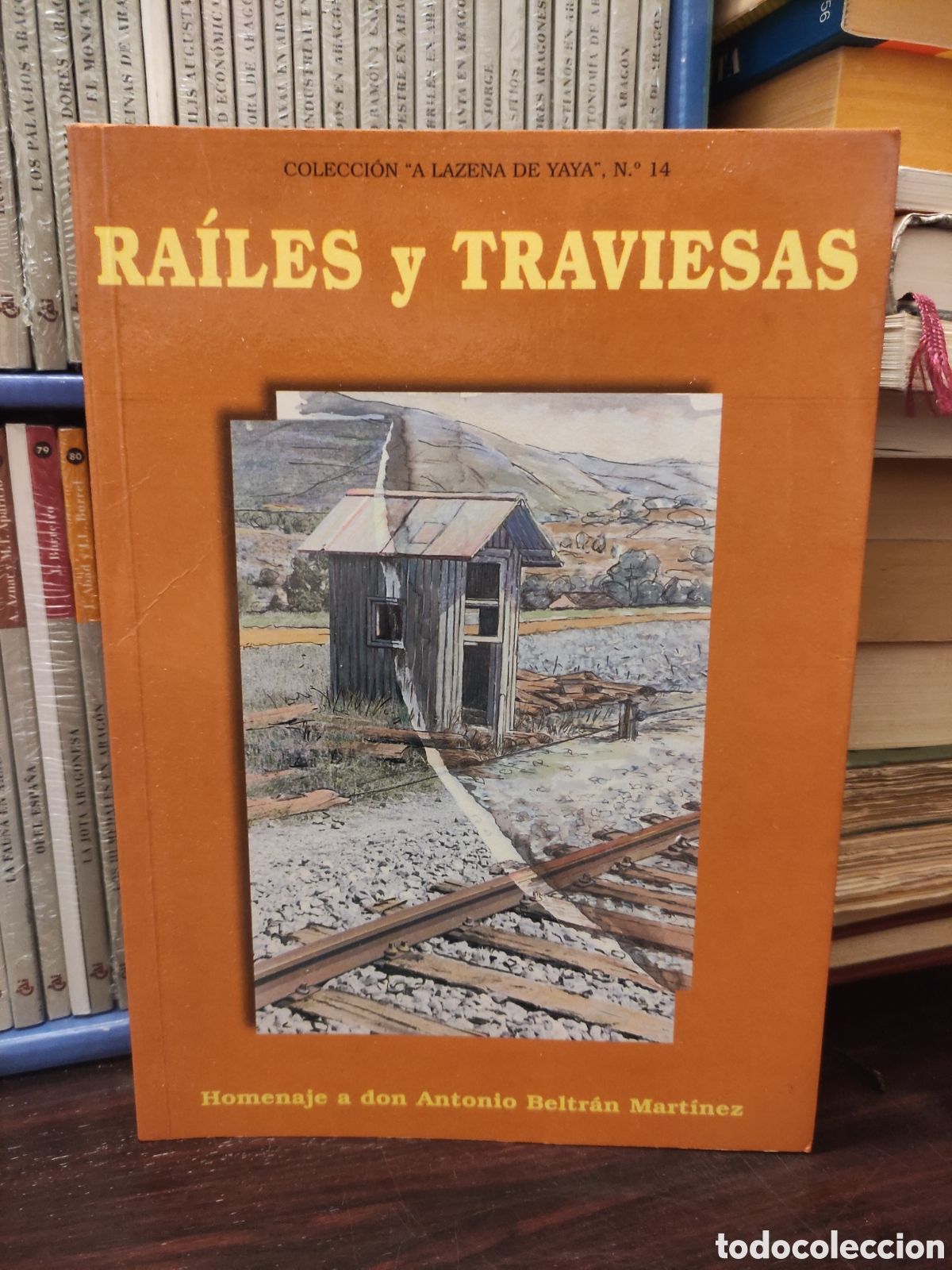 Libros de segunda mano: RAILES y TRAVIESAS - Homenaje a don Antonio Beltran Martinez