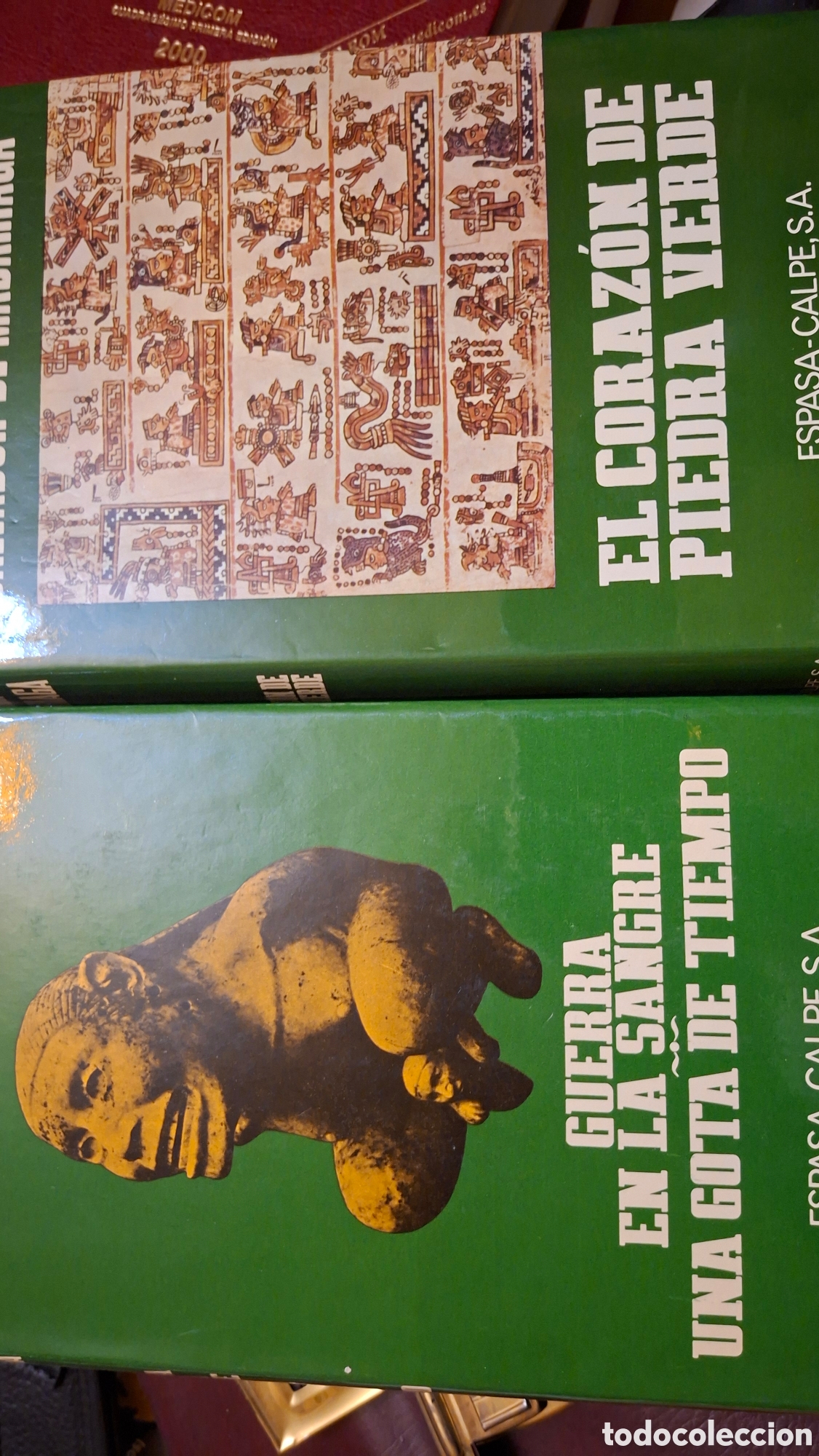 Libros de segunda mano: Salvador de Madariaga &ndash; El coraz&oacute;n de piedra verde + Guerra en la sangre &ndash; Espasa-Calpe