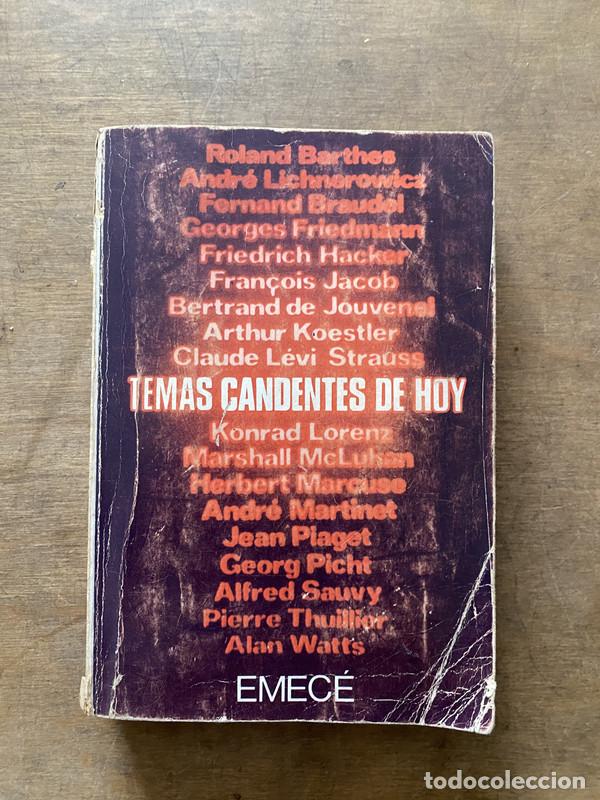 Libri di seconda mano: Temas candentes de hoy - Barthes