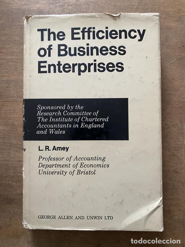 Libri di seconda mano: The Efficiency of Business Enterprises - Amey L. R.