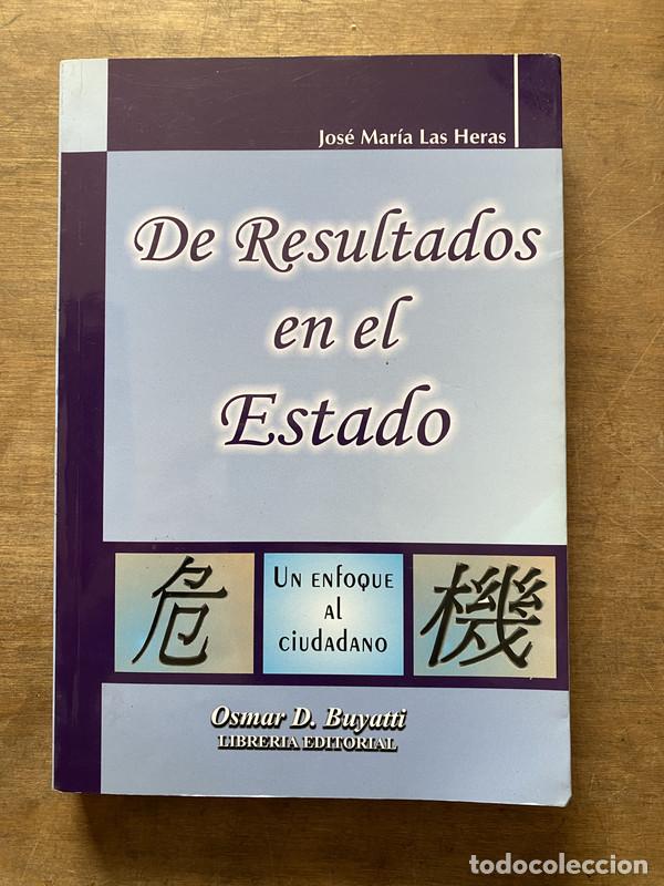 Libri di seconda mano: De Resultados en el Estado - Las Heras Jose Maria