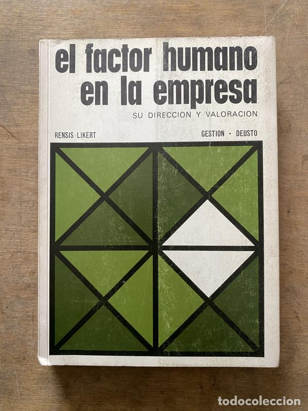 Second hand books: El factor humano en la empresa - Likert Rensis