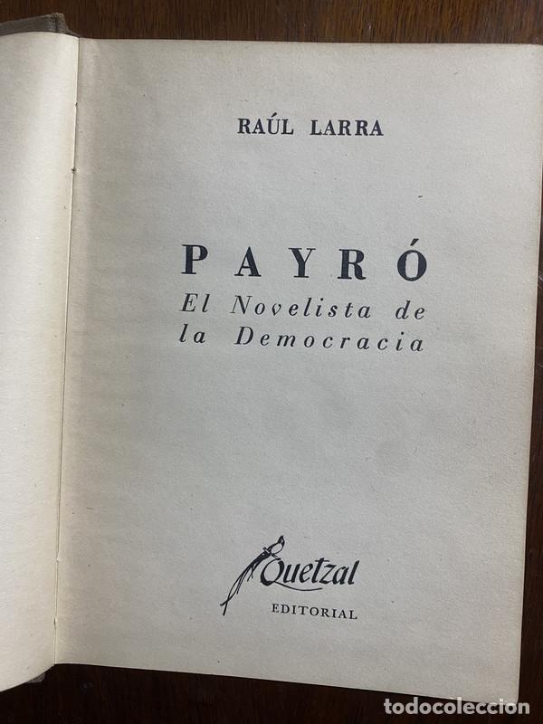 Libros de segunda mano: Payro - Larra Raul