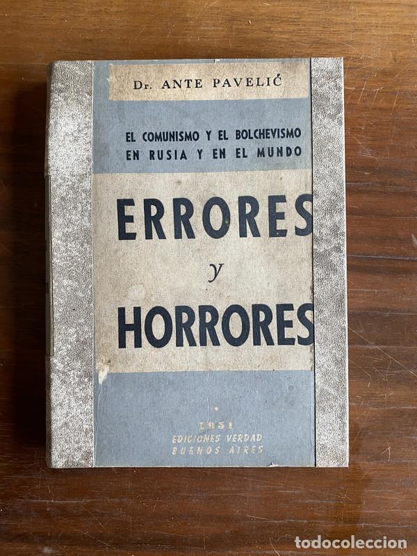 Libros de segunda mano: Errores y Horrores - Paveli? Ante